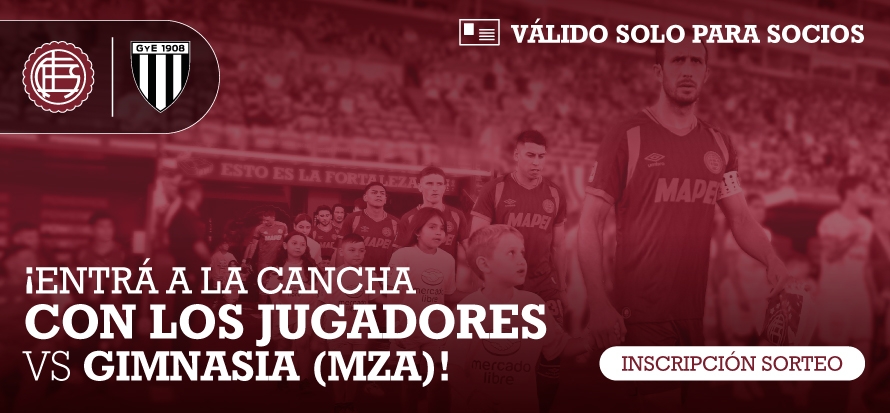 Sorteo de ingreso vs Gimnasia MDZ